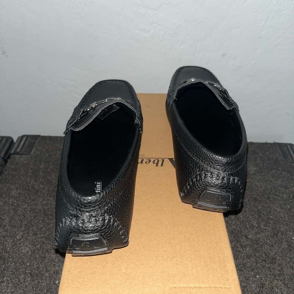 Junior Black Dress Loafers for Kids - Picture 3 of 7